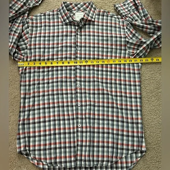 Billy Reid Men’s Medium Slim Cut Long Sleeve Button Down Shirt - Picture 5 of 8